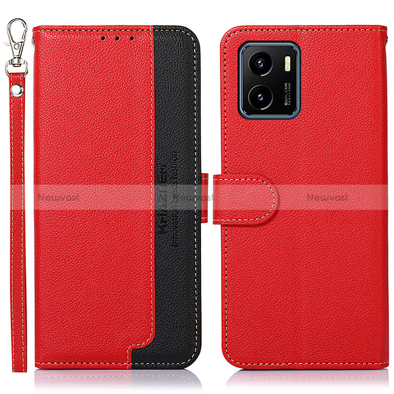 Leather Case Stands Flip Cover Holder A09D for Vivo Y10 t1