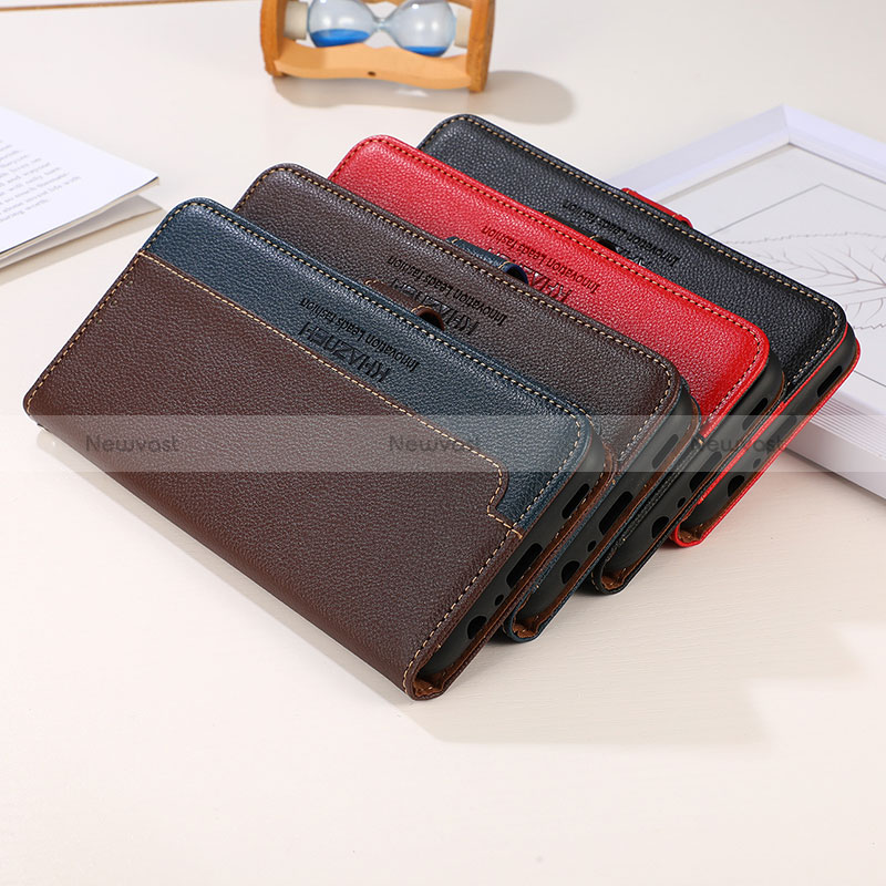 Leather Case Stands Flip Cover Holder A09D for Vivo Y30 5G