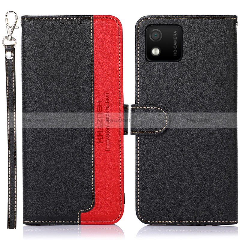 Leather Case Stands Flip Cover Holder A09D for Wiko Y52