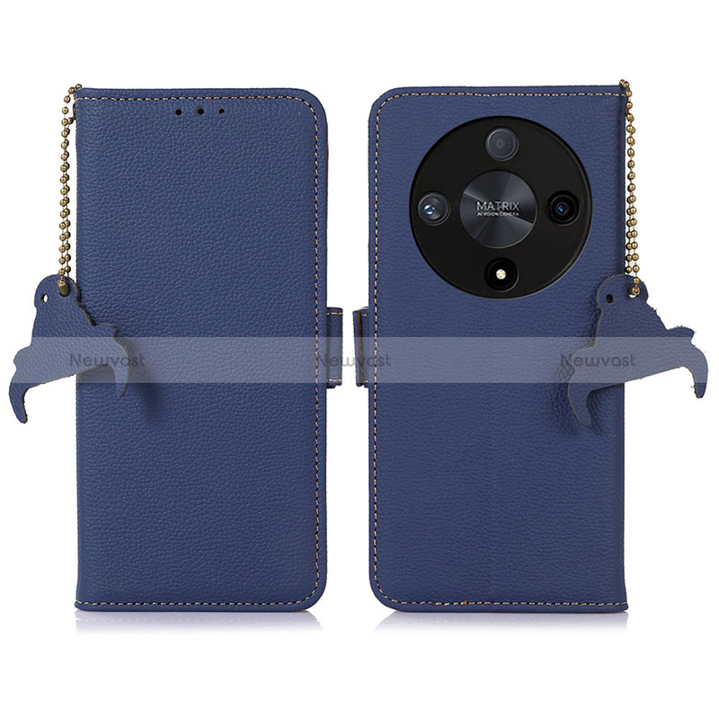 Leather Case Stands Flip Cover Holder A10D for Huawei Honor X9b 5G