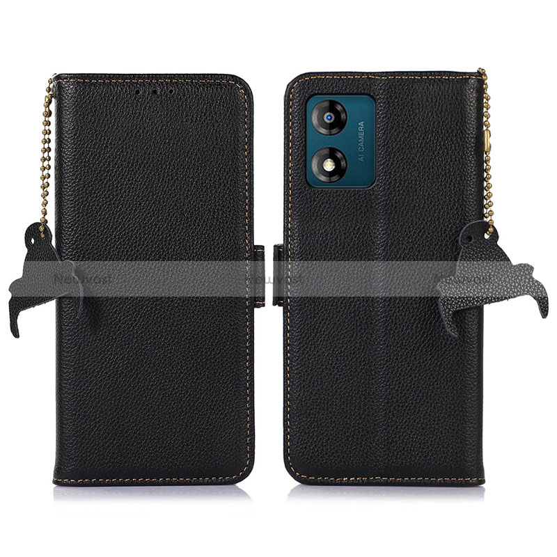 Leather Case Stands Flip Cover Holder A10D for Motorola Moto E13