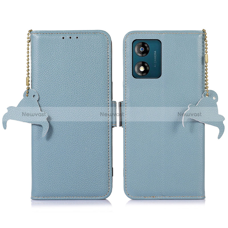 Leather Case Stands Flip Cover Holder A10D for Motorola Moto E13