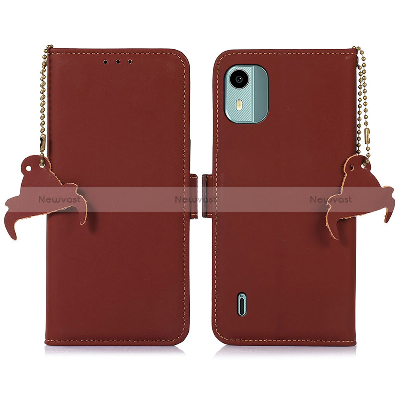 Leather Case Stands Flip Cover Holder A10D for Nokia C12