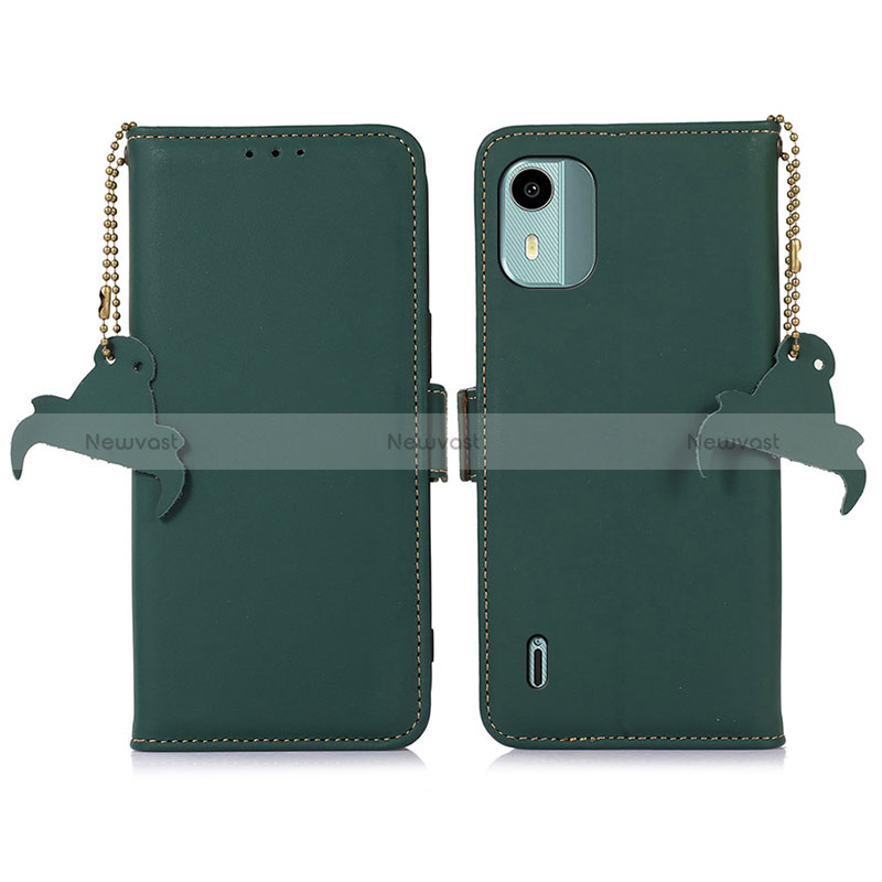 Leather Case Stands Flip Cover Holder A10D for Nokia C12