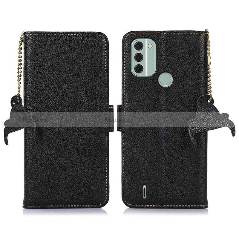 Leather Case Stands Flip Cover Holder A10D for Nokia C31