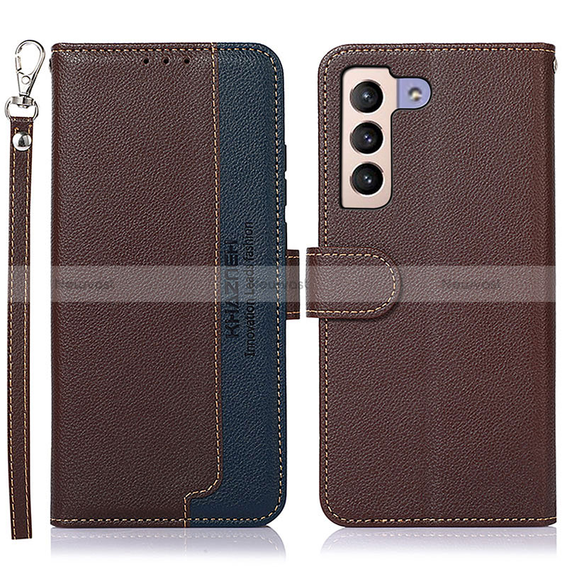 Leather Case Stands Flip Cover Holder A10D for Samsung Galaxy S25 Plus 5G