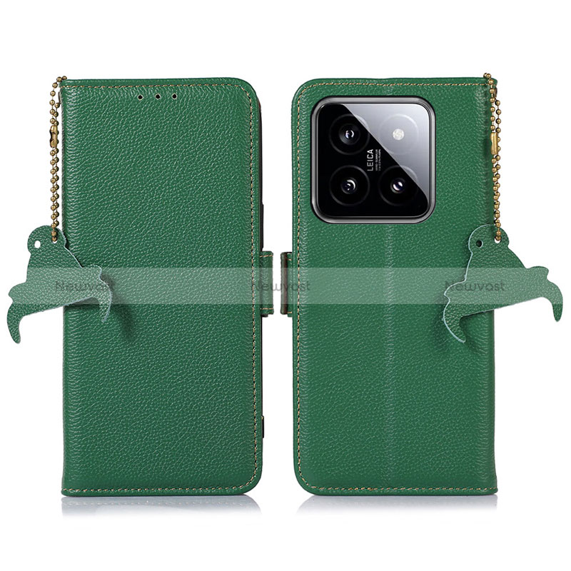 Leather Case Stands Flip Cover Holder A10D for Xiaomi Mi 14 5G