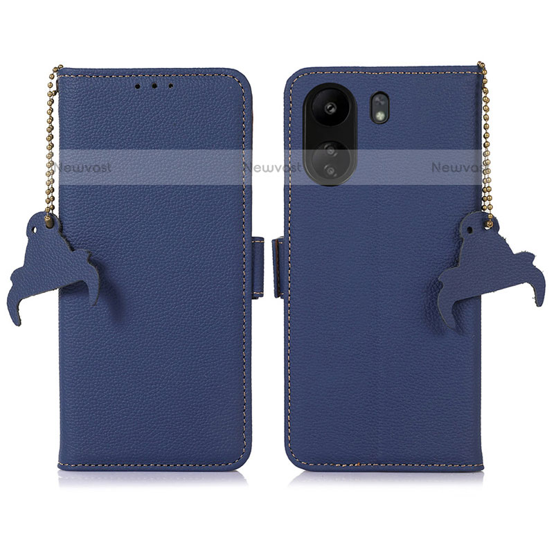 Leather Case Stands Flip Cover Holder A10D for Xiaomi Poco C65