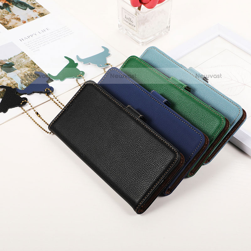 Leather Case Stands Flip Cover Holder A10D for Xiaomi Poco C65