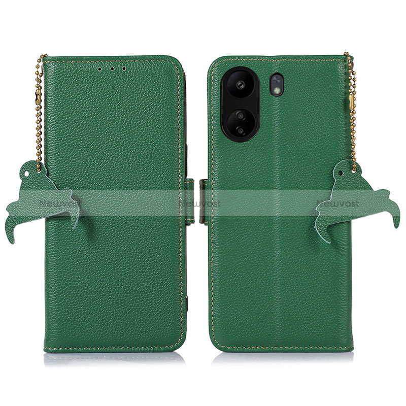 Leather Case Stands Flip Cover Holder A10D for Xiaomi Redmi 13C