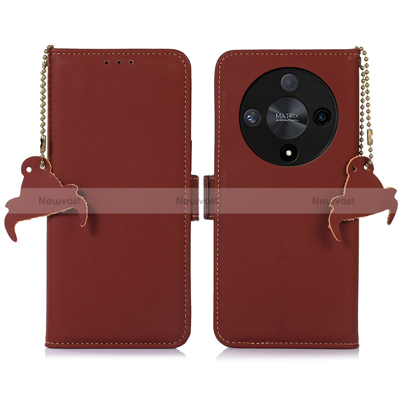 Leather Case Stands Flip Cover Holder A11D for Huawei Honor Magic6 Lite 5G