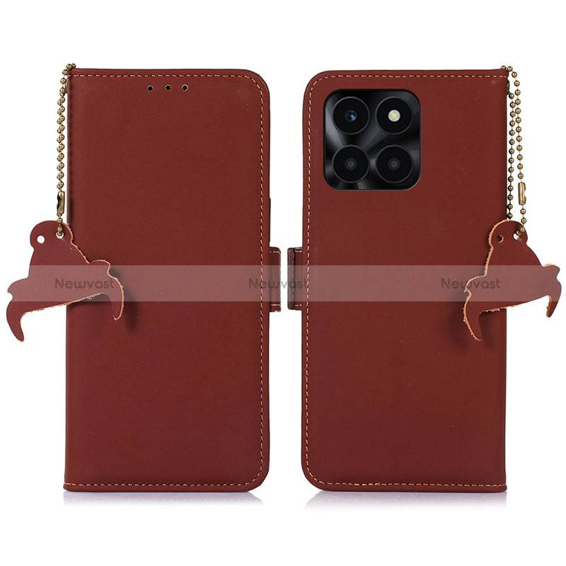Leather Case Stands Flip Cover Holder A11D for Huawei Honor X8b