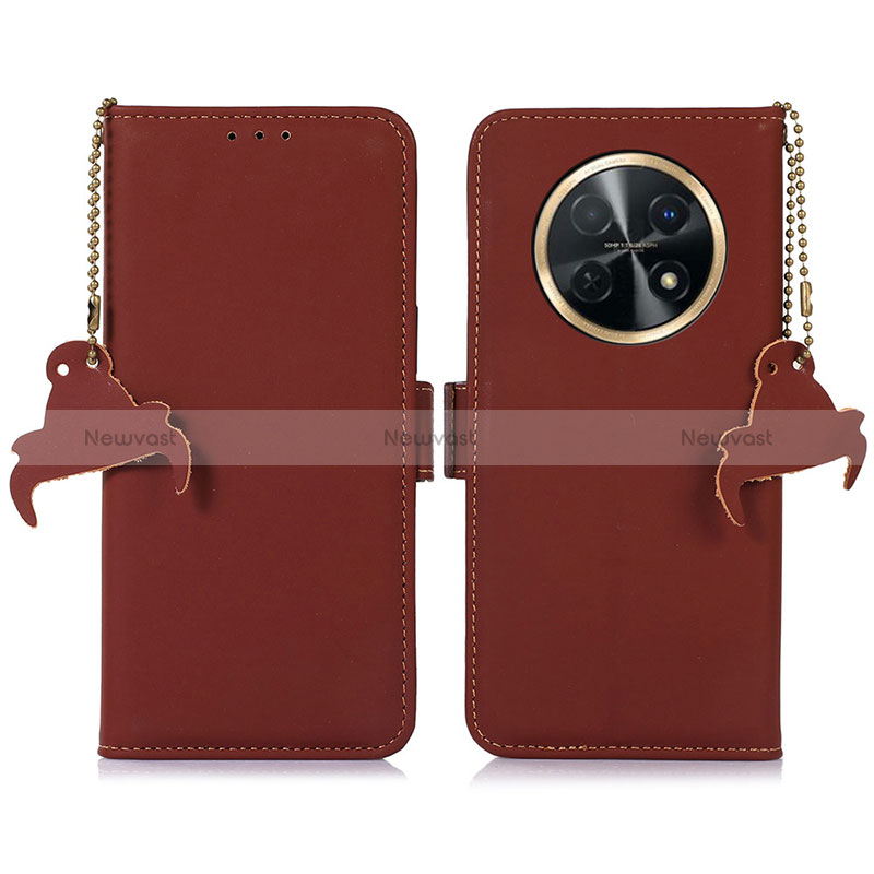 Leather Case Stands Flip Cover Holder A11D for Huawei Nova Y91