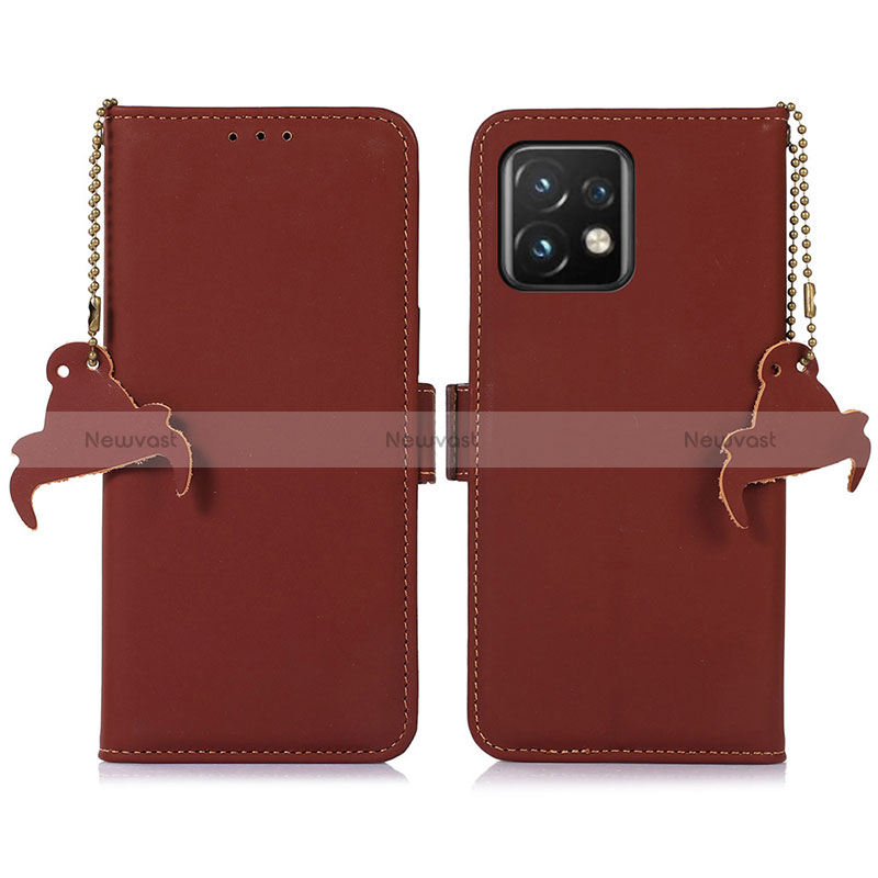 Leather Case Stands Flip Cover Holder A11D for Motorola Moto X40 5G