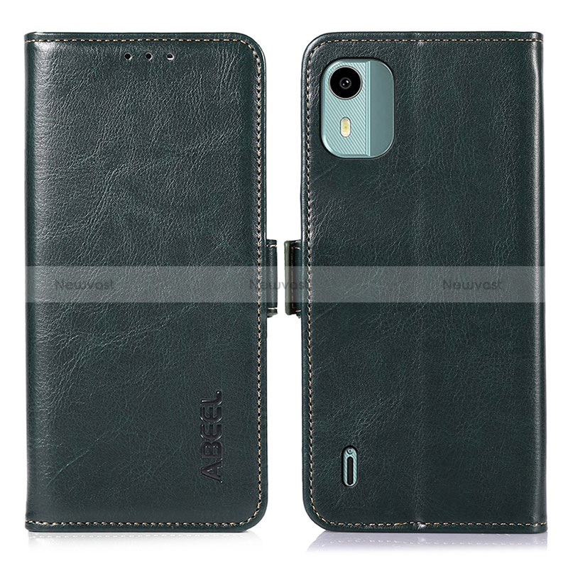 Leather Case Stands Flip Cover Holder A11D for Nokia C12