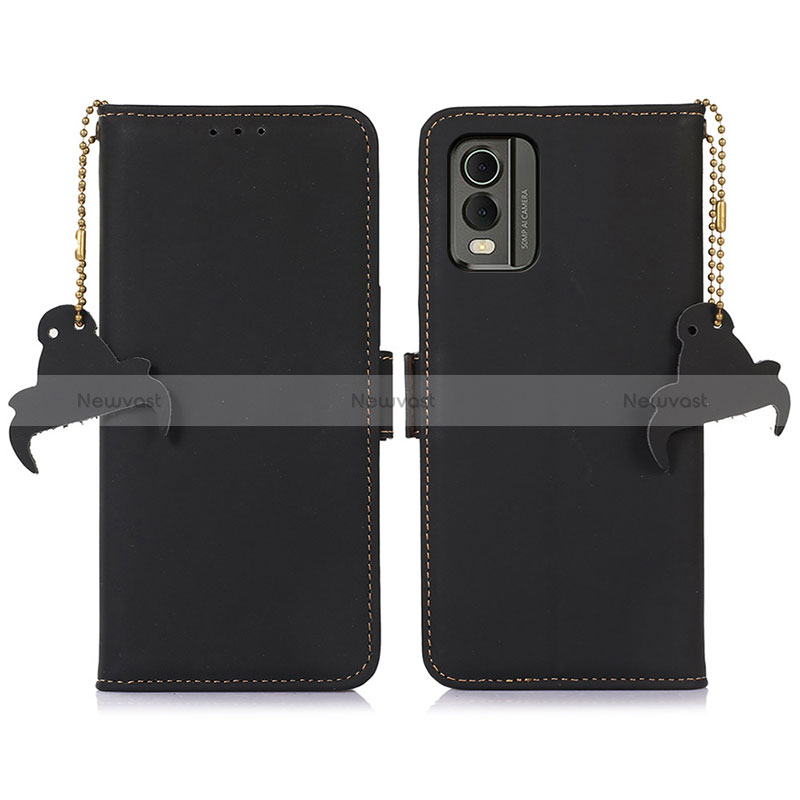 Leather Case Stands Flip Cover Holder A11D for Nokia C210