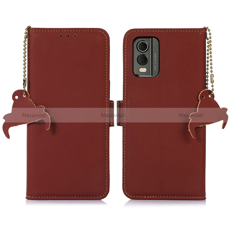 Leather Case Stands Flip Cover Holder A11D for Nokia C210