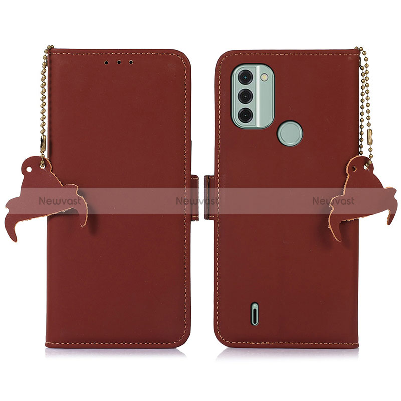 Leather Case Stands Flip Cover Holder A11D for Nokia C31