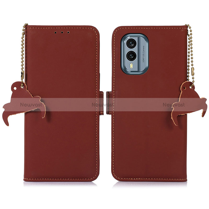 Leather Case Stands Flip Cover Holder A11D for Nokia X30 5G