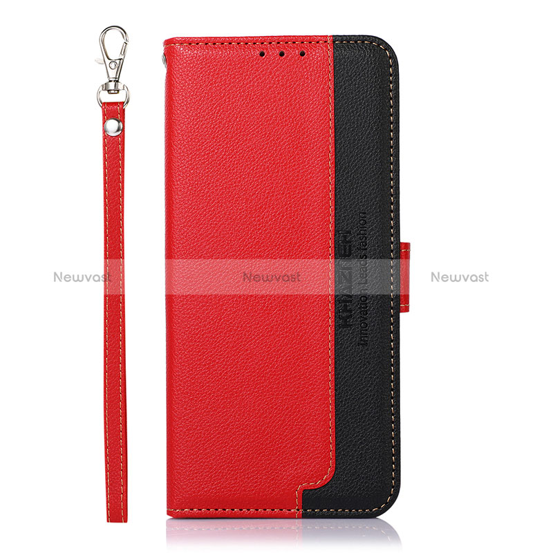 Leather Case Stands Flip Cover Holder A11D for Samsung Galaxy S24 Plus 5G