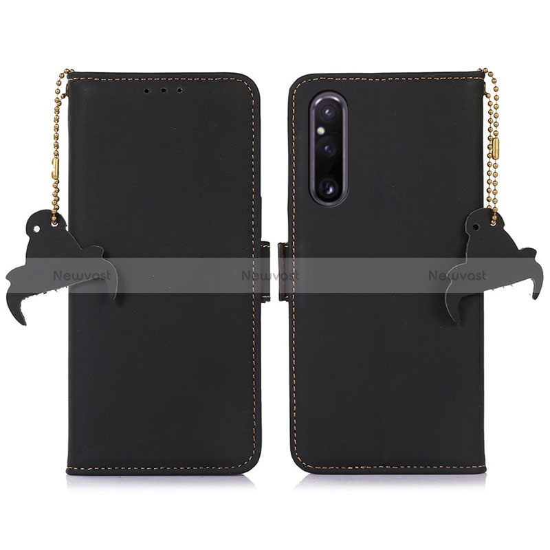 Leather Case Stands Flip Cover Holder A11D for Sony Xperia 1 V