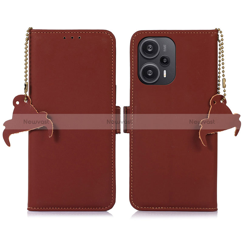 Leather Case Stands Flip Cover Holder A11D for Xiaomi Poco F5 5G