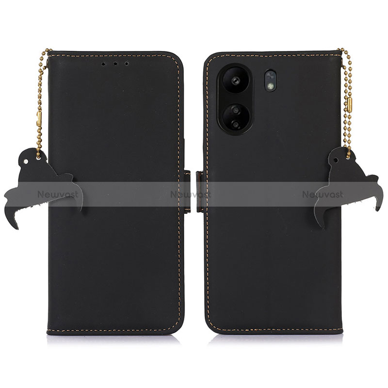 Leather Case Stands Flip Cover Holder A11D for Xiaomi Redmi 13C