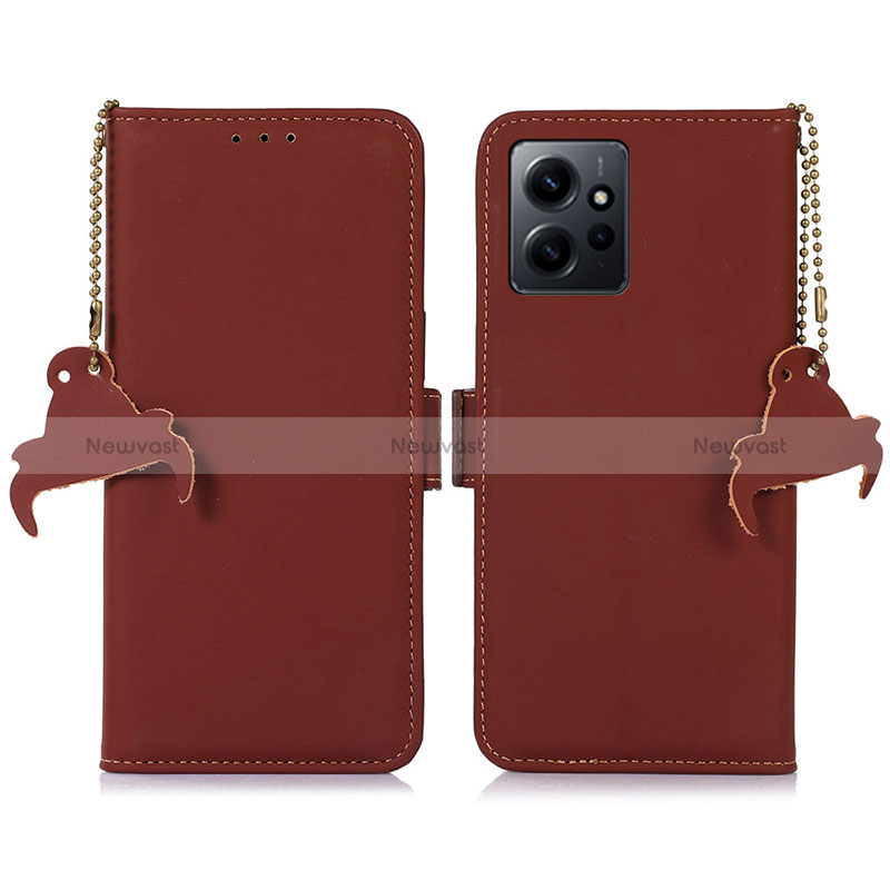 Leather Case Stands Flip Cover Holder A11D for Xiaomi Redmi Note 12 4G