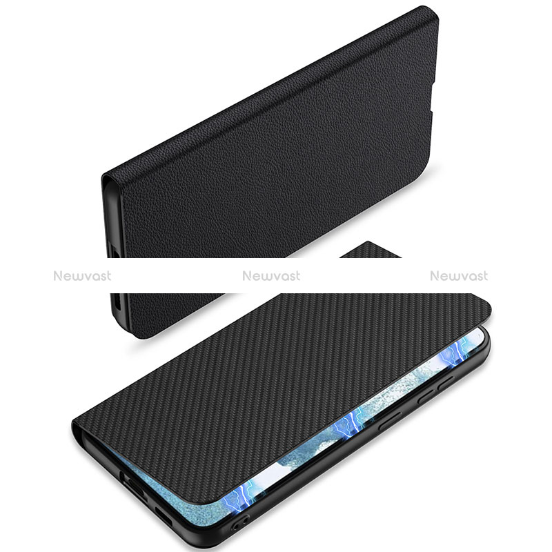 Leather Case Stands Flip Cover Holder AC1 for Samsung Galaxy S21 Plus 5G