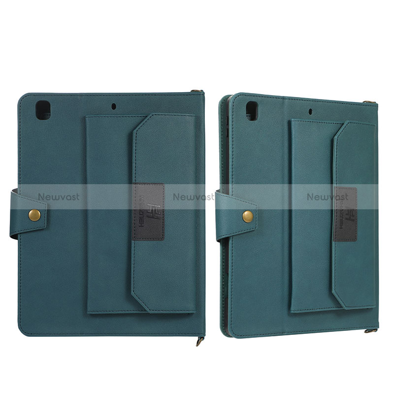 Leather Case Stands Flip Cover Holder AD1 for Apple iPad 10.2 (2021)