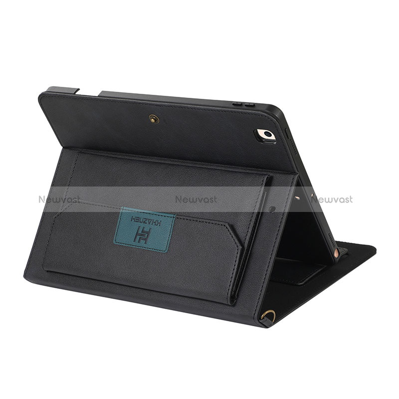 Leather Case Stands Flip Cover Holder AD1 for Apple iPad 10.2 (2021)