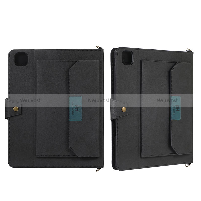 Leather Case Stands Flip Cover Holder AD1 for Apple iPad Pro 11 (2021)