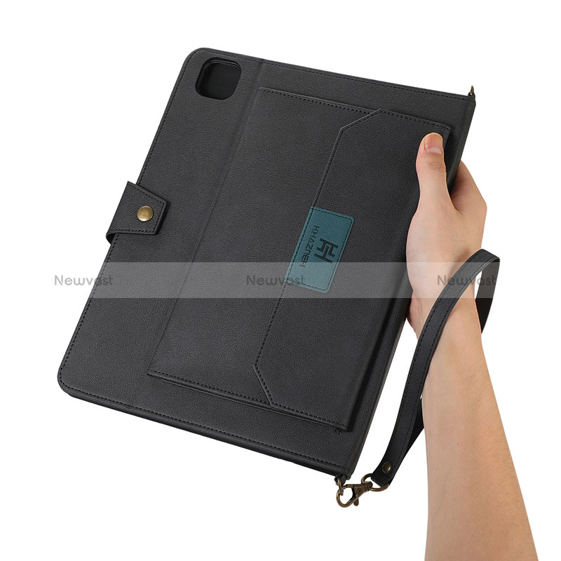 Leather Case Stands Flip Cover Holder AD1 for Apple iPad Pro 11 (2021)