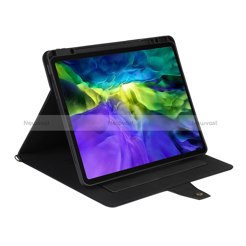 Leather Case Stands Flip Cover Holder AD1 for Apple iPad Pro 11 (2021)