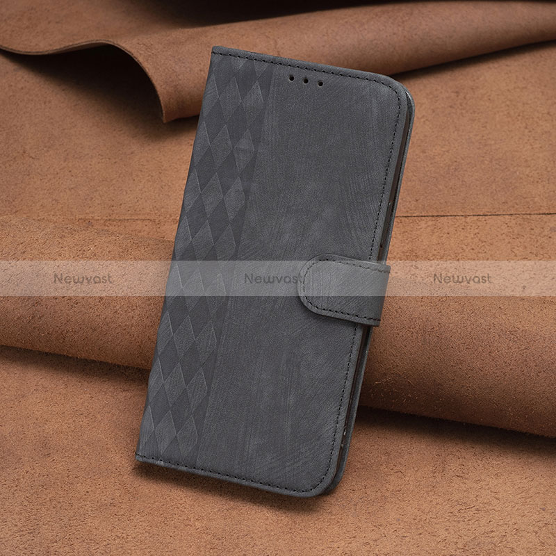 Leather Case Stands Flip Cover Holder B01F for Motorola Moto E13