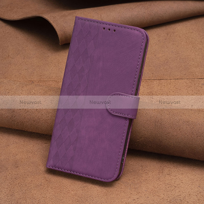 Leather Case Stands Flip Cover Holder B01F for Motorola Moto E13