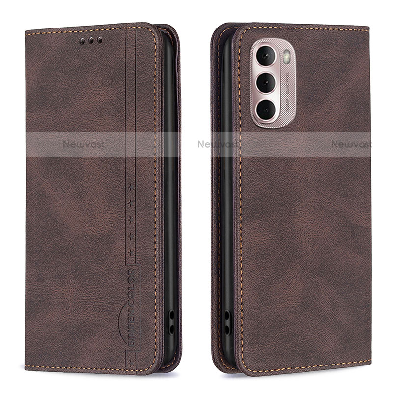 Leather Case Stands Flip Cover Holder B01F for Motorola Moto G Stylus (2022) 5G