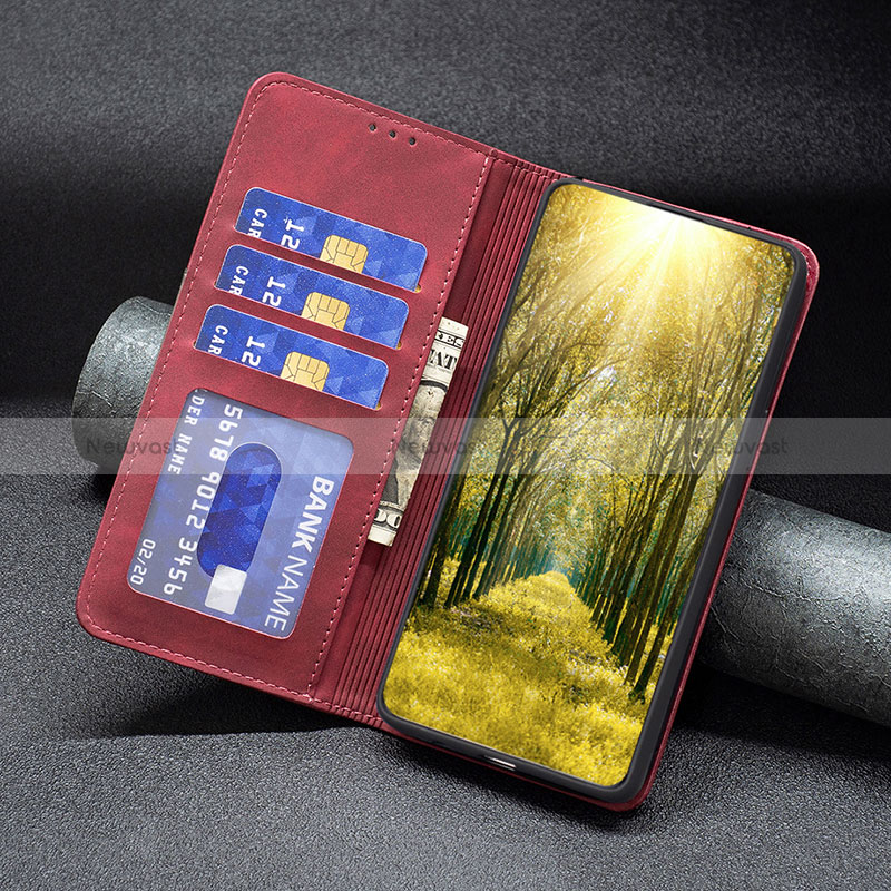 Leather Case Stands Flip Cover Holder B01F for Oppo Reno7 Pro 5G