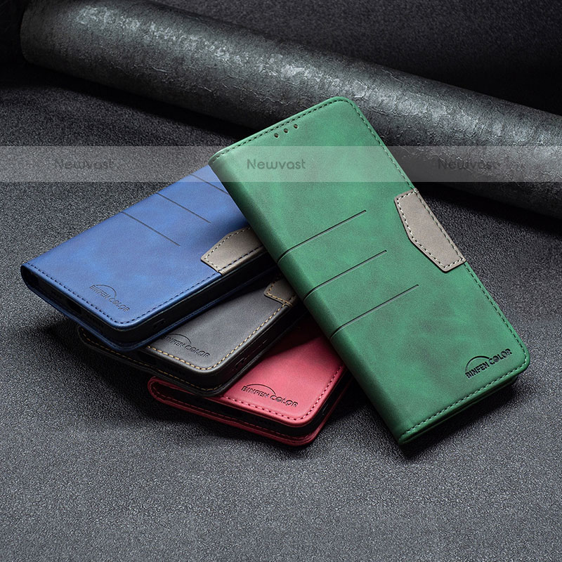 Leather Case Stands Flip Cover Holder B01F for Samsung Galaxy A02s