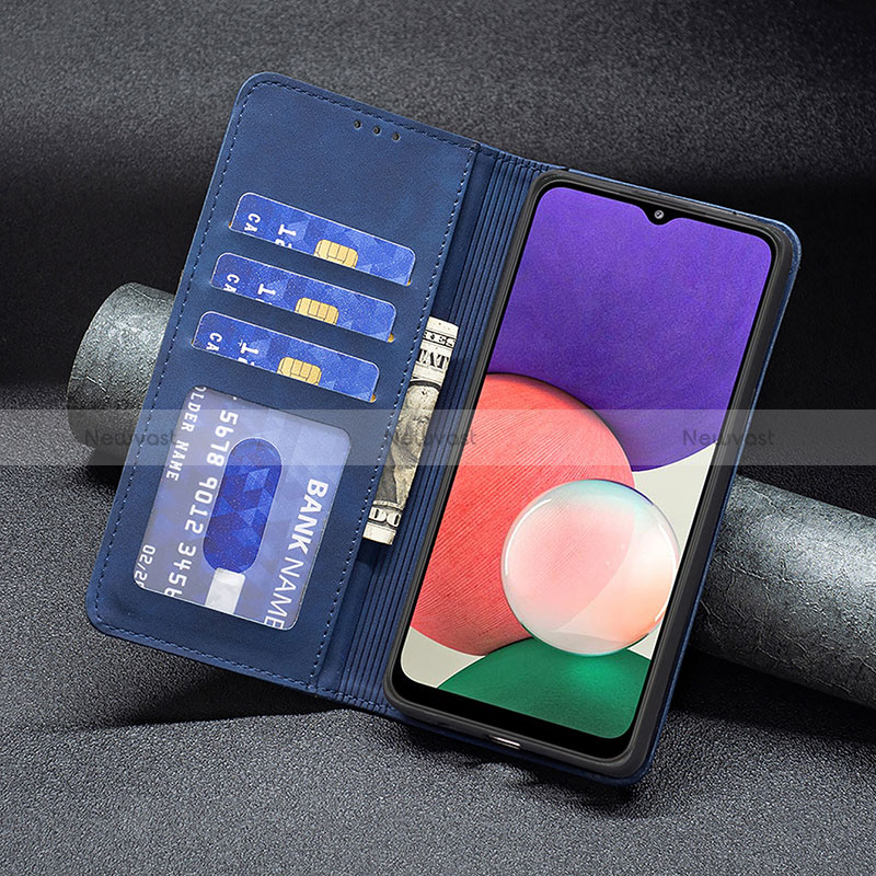 Leather Case Stands Flip Cover Holder B01F for Samsung Galaxy A22s 5G