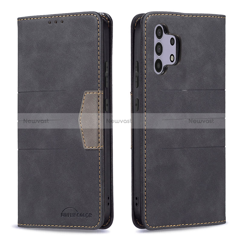 Leather Case Stands Flip Cover Holder B01F for Samsung Galaxy A32 4G