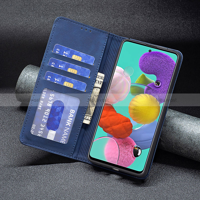 Leather Case Stands Flip Cover Holder B01F for Samsung Galaxy A51 5G