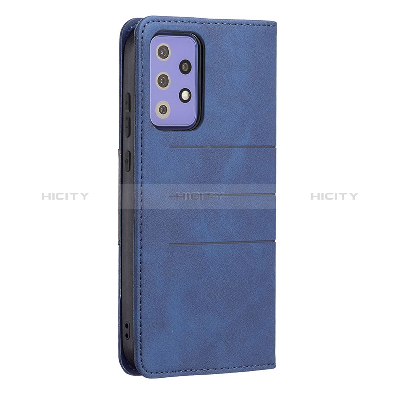 Leather Case Stands Flip Cover Holder B01F for Samsung Galaxy A72 4G