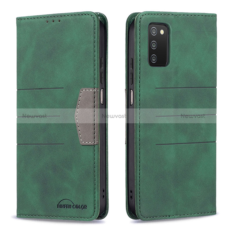 Leather Case Stands Flip Cover Holder B01F for Samsung Galaxy F02S SM-E025F