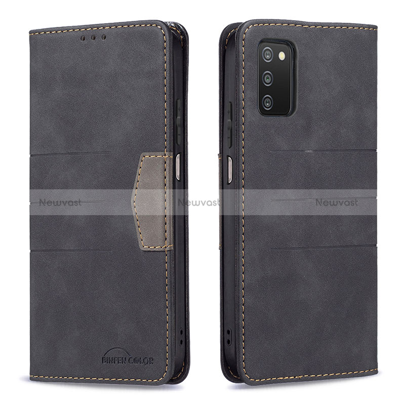 Leather Case Stands Flip Cover Holder B01F for Samsung Galaxy F02S SM-E025F