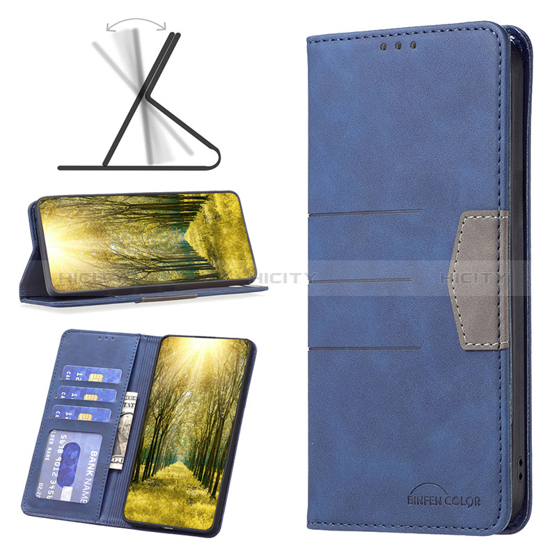 Leather Case Stands Flip Cover Holder B01F for Samsung Galaxy F23 5G