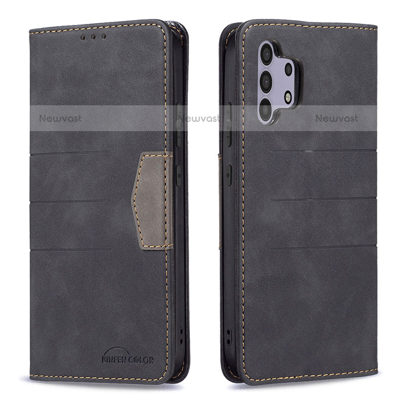 Leather Case Stands Flip Cover Holder B01F for Samsung Galaxy M32 5G