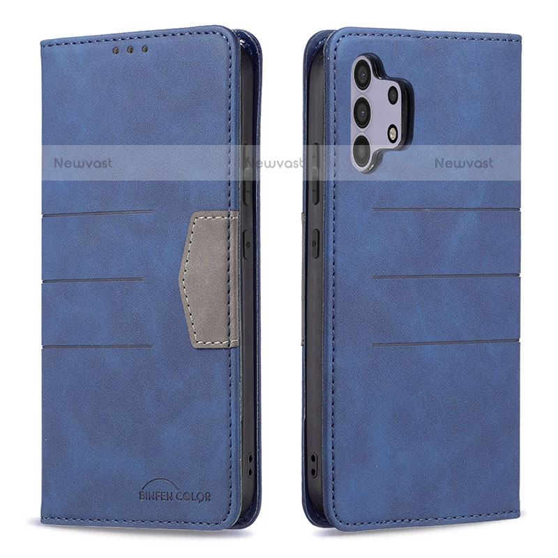 Leather Case Stands Flip Cover Holder B01F for Samsung Galaxy M32 5G