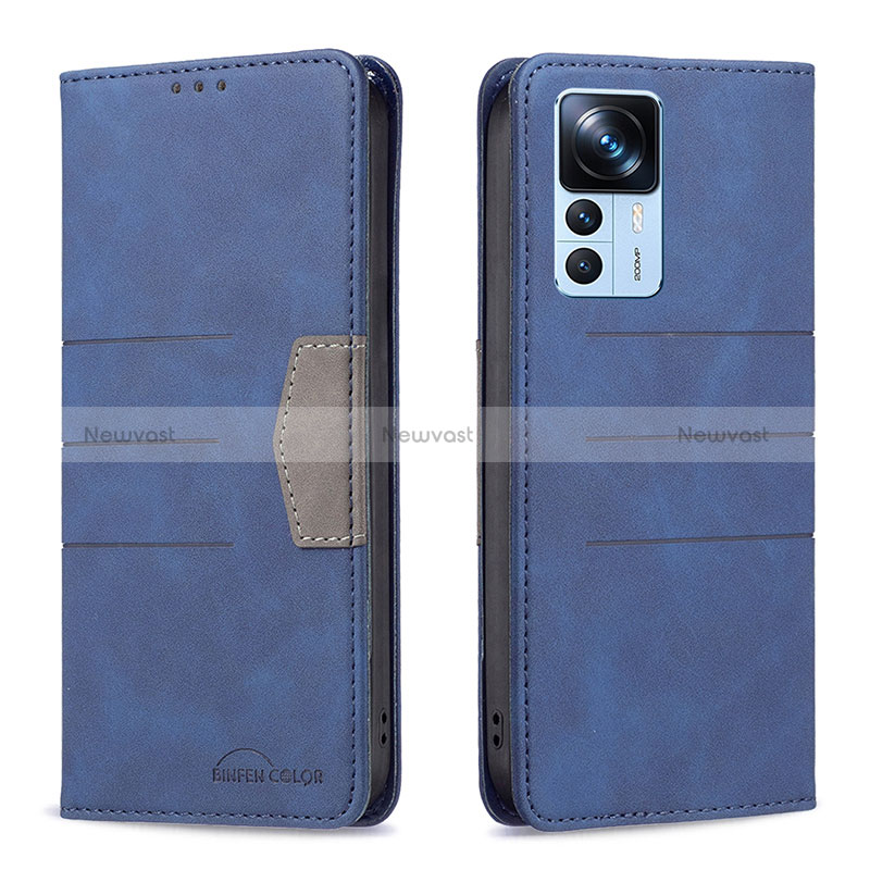 Leather Case Stands Flip Cover Holder B01F for Xiaomi Mi 12T 5G