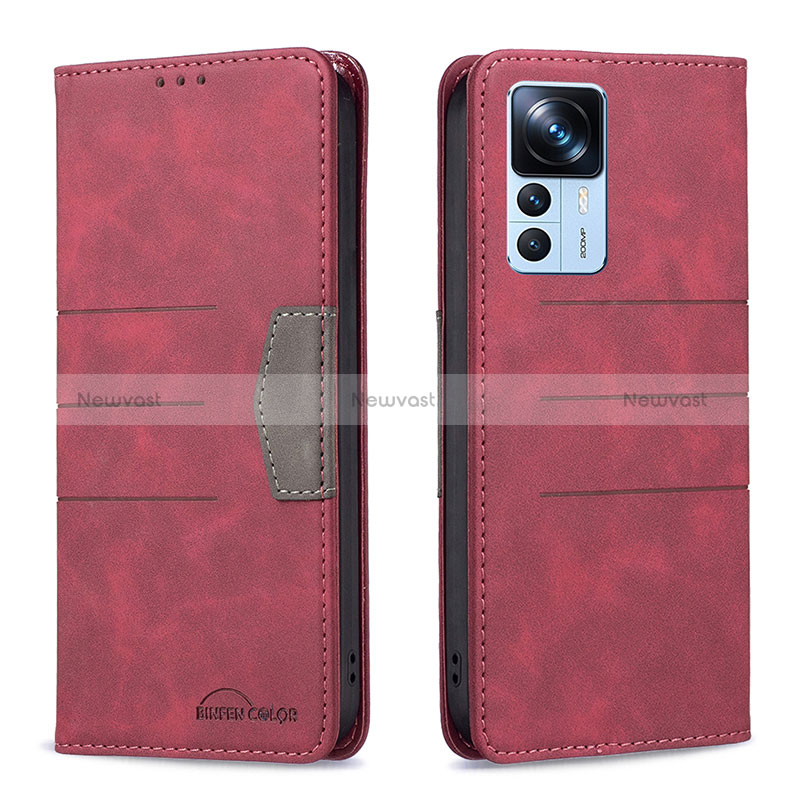 Leather Case Stands Flip Cover Holder B01F for Xiaomi Redmi K50 Ultra 5G